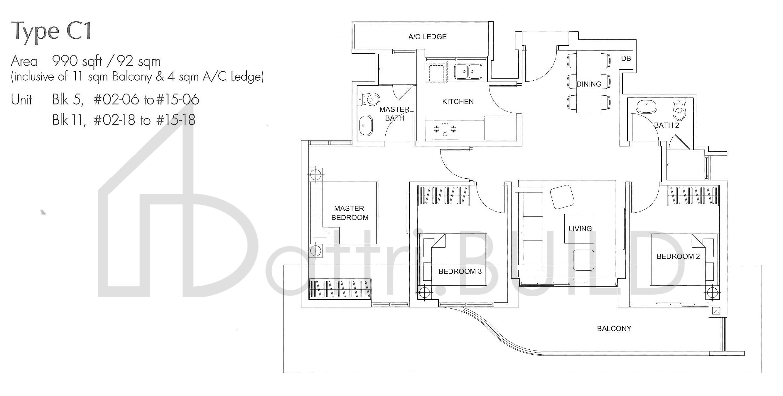 ARC AT TAMPINES C1 floorplan (watermarked)