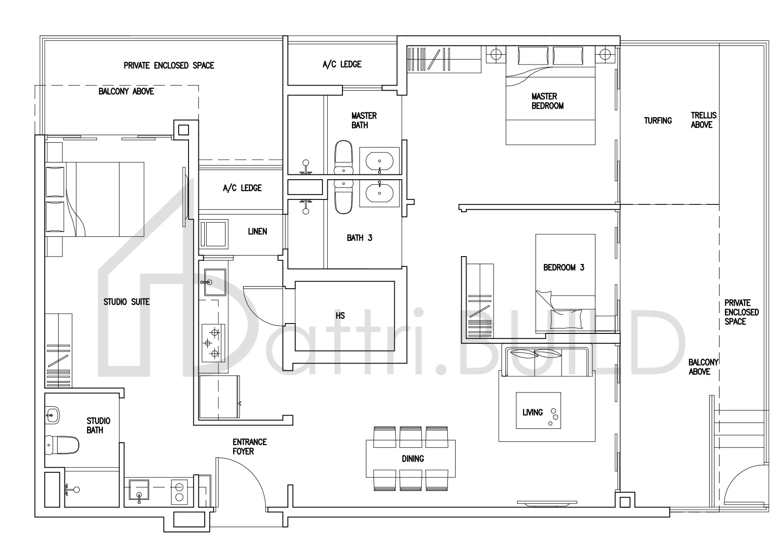 FORESTVILLE C12-DK(P) floorplan (watermarked)