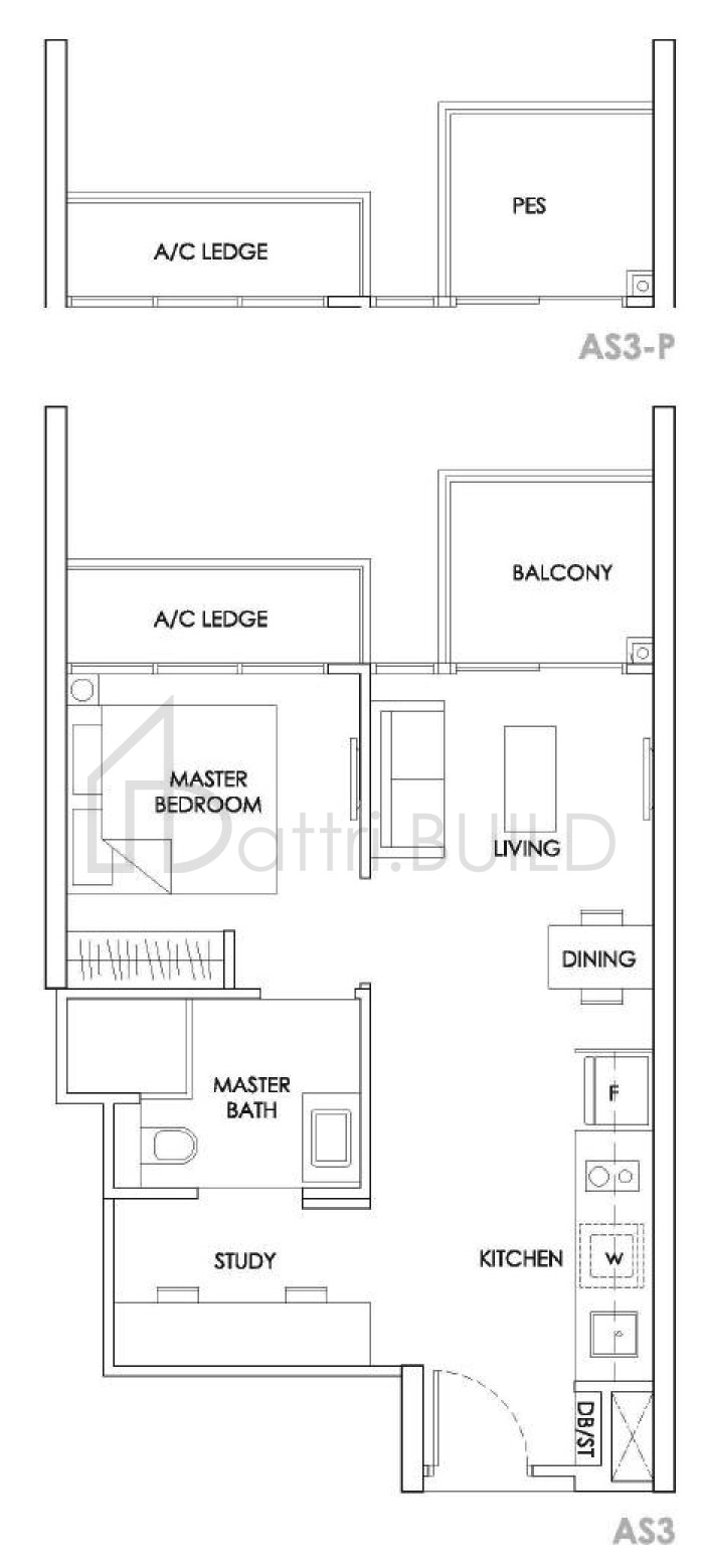 THE ALPS RESIDENCES AS3-P floorplan (watermarked)