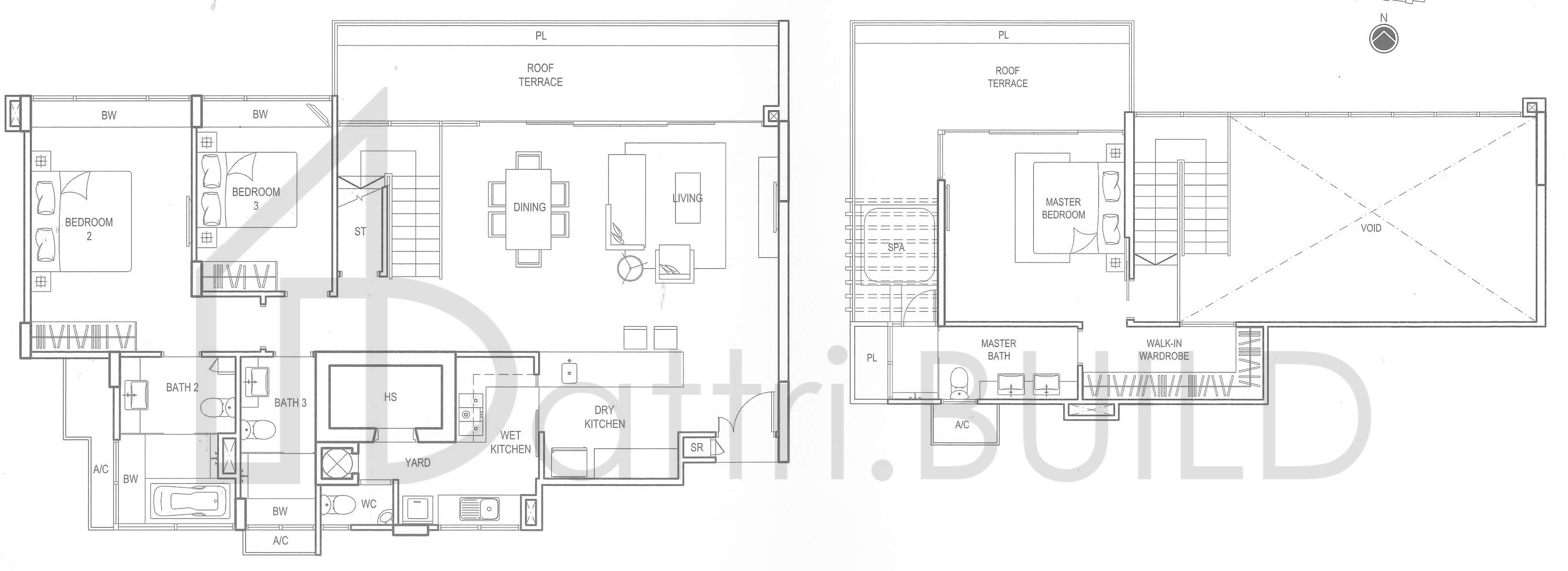 CLEMENTIWOODS CONDOMINIUM CL2 floorplan (watermarked)