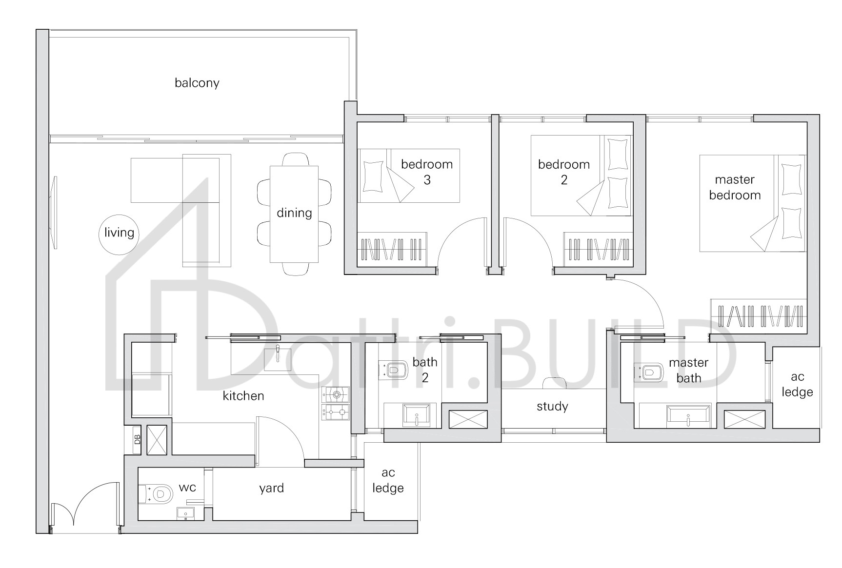 THE PANORAMA 3Sc floorplan (watermarked)