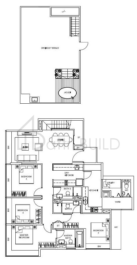 WILKIE STUDIO PHD1 floorplan (watermarked)
