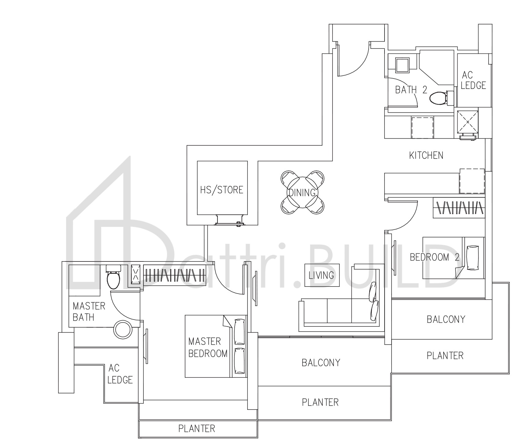 ASCENTIA SKY B2-2 floorplan (watermarked)