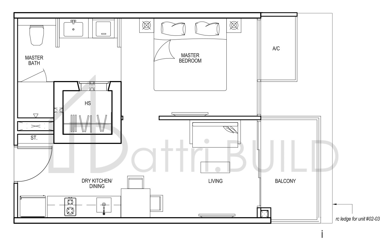NIN RESIDENCE A1 floorplan (watermarked)