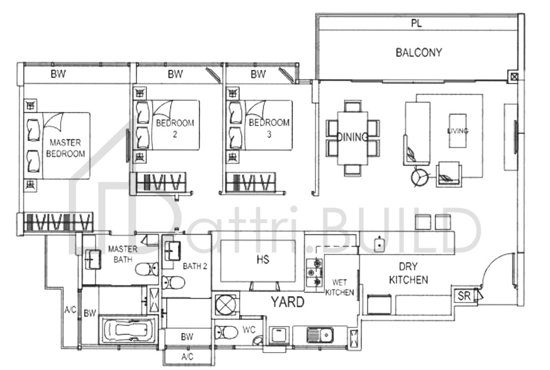 CLEMENTIWOODS CONDOMINIUM C2 floorplan (watermarked)