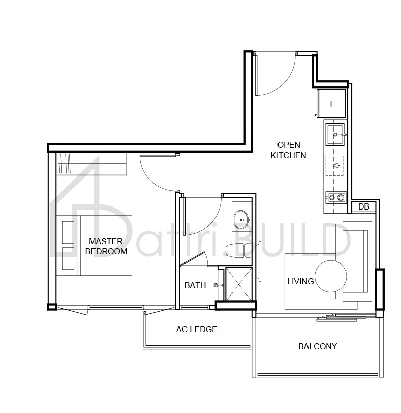 VUE 8 RESIDENCE A1 floorplan (watermarked)