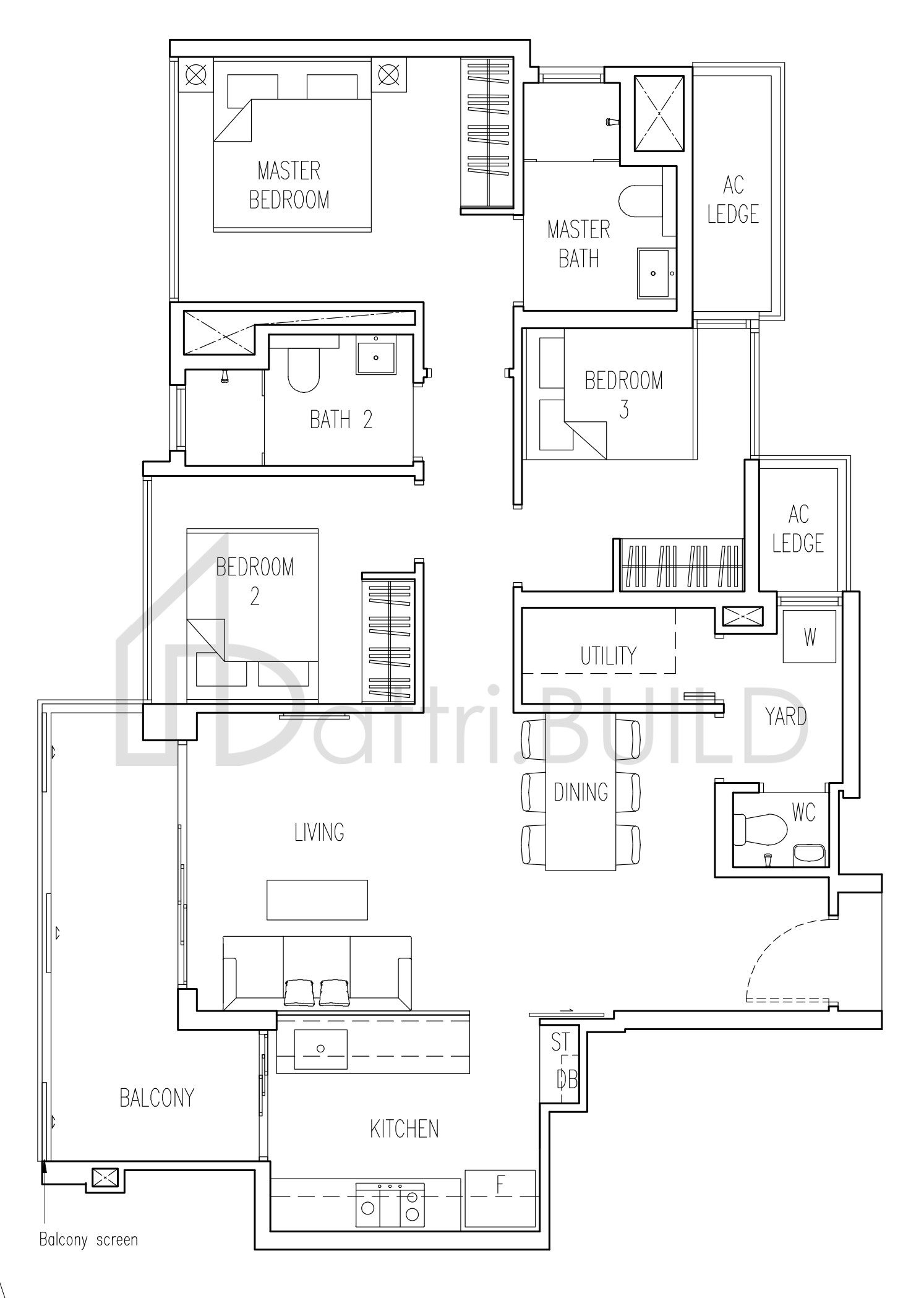 PARC LIFE B4 floorplan (watermarked)