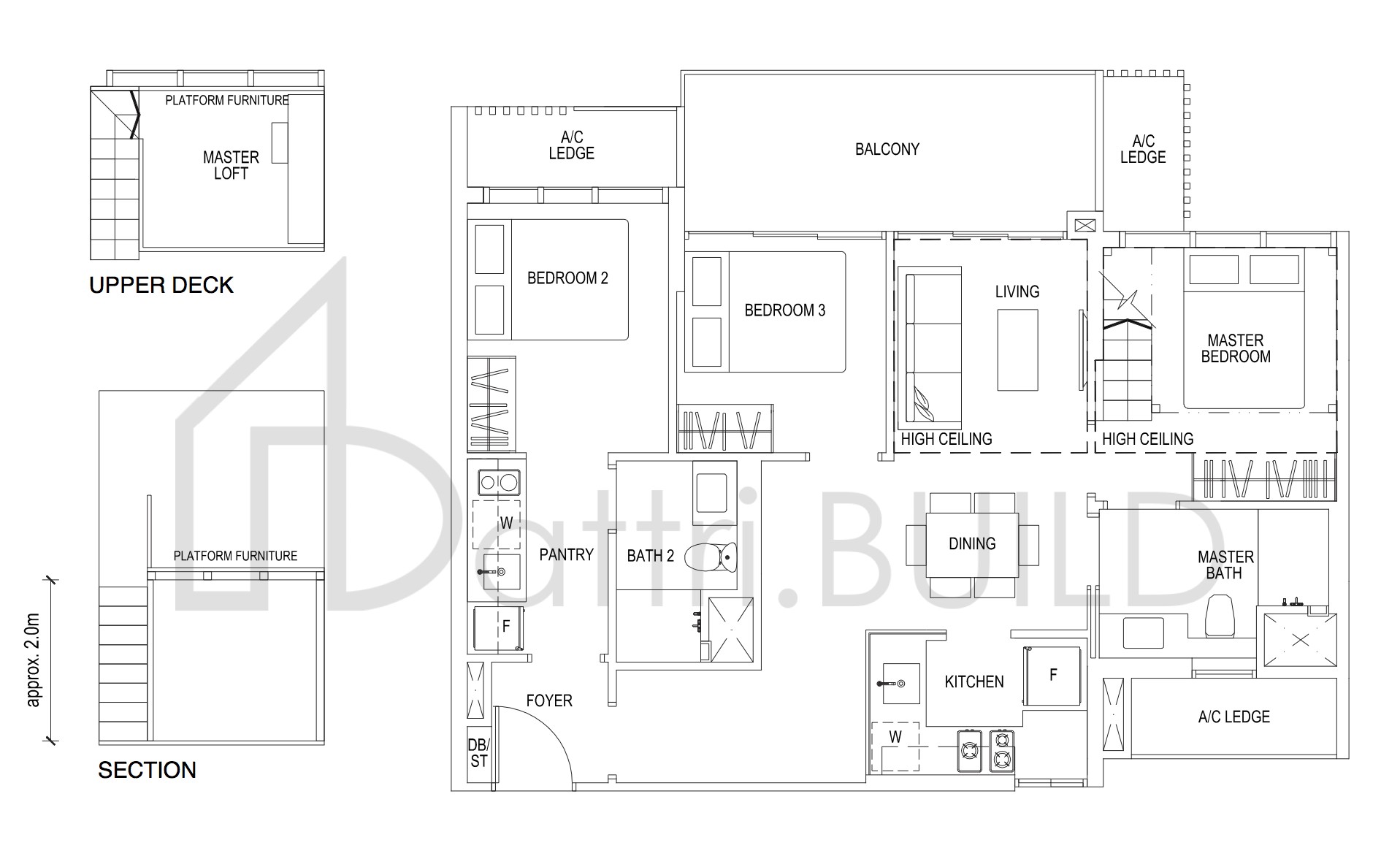 SIMS URBAN OASIS Cc2 DK-R floorplan (watermarked)
