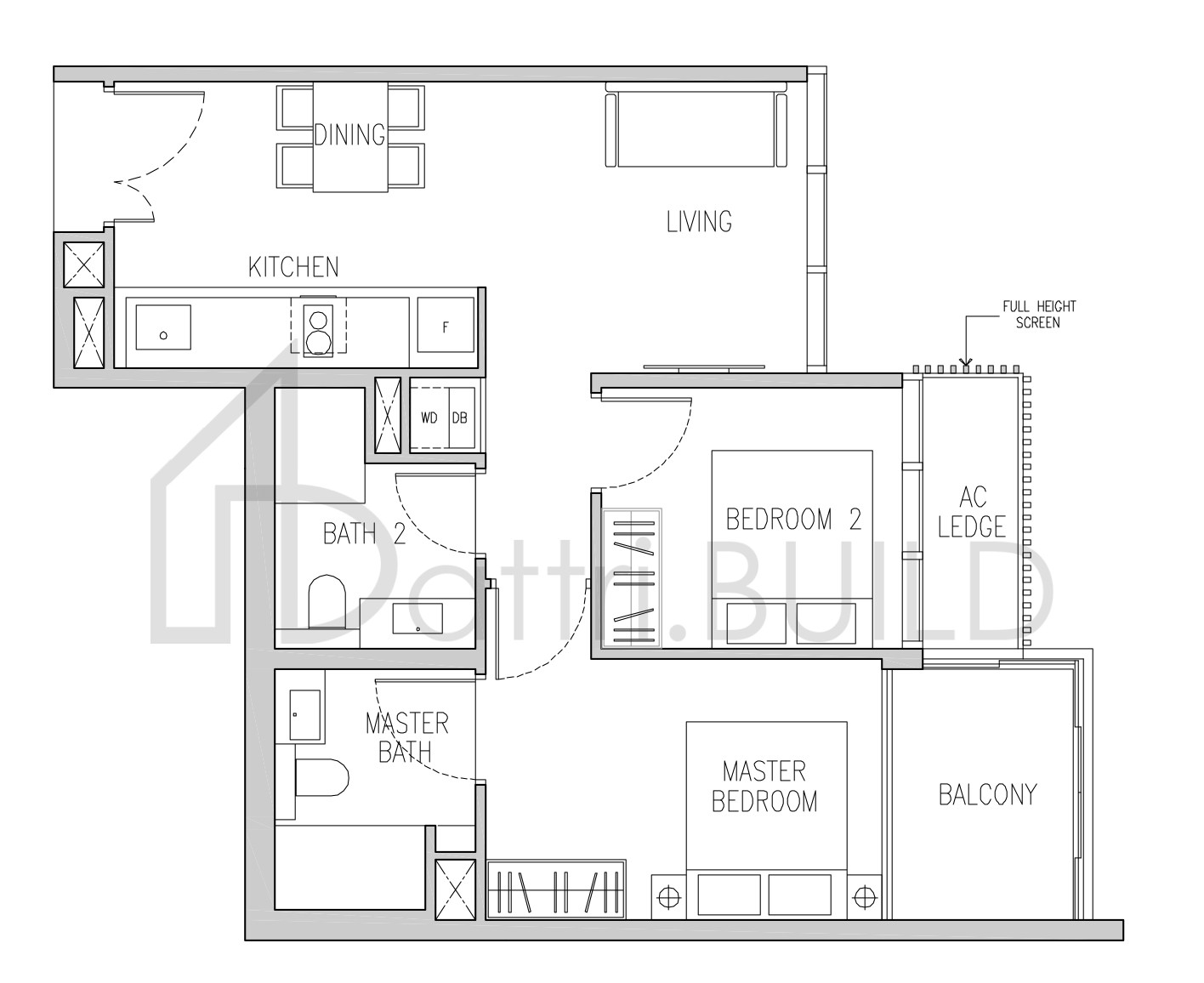 VAN HOLLAND B4 floorplan (watermarked)