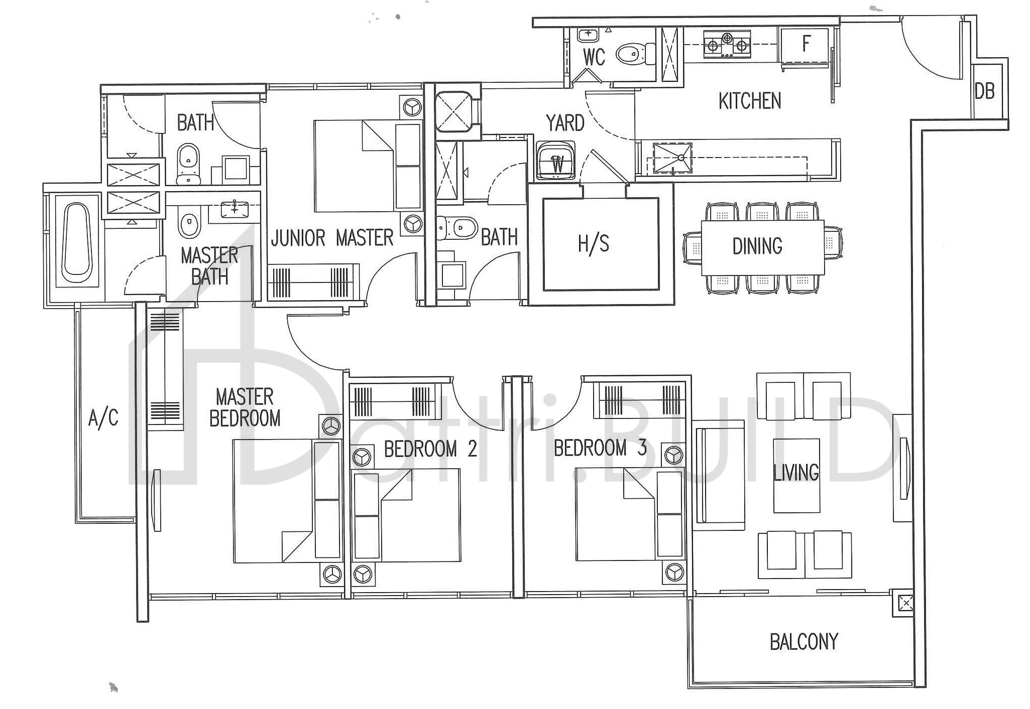 MY MANHATTAN D1 floorplan (watermarked)