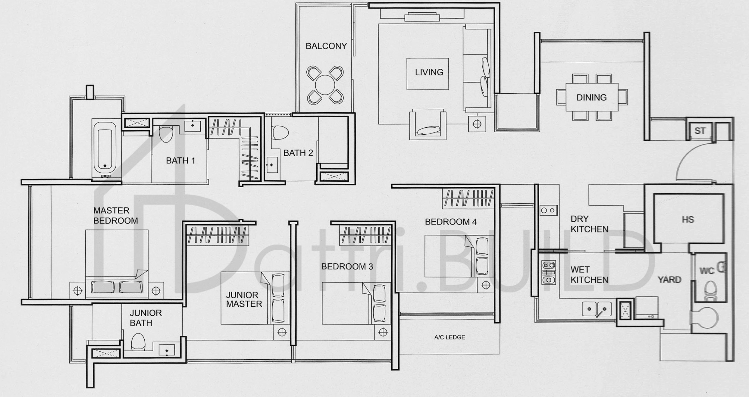 ONE AMBER D1 floorplan (watermarked)