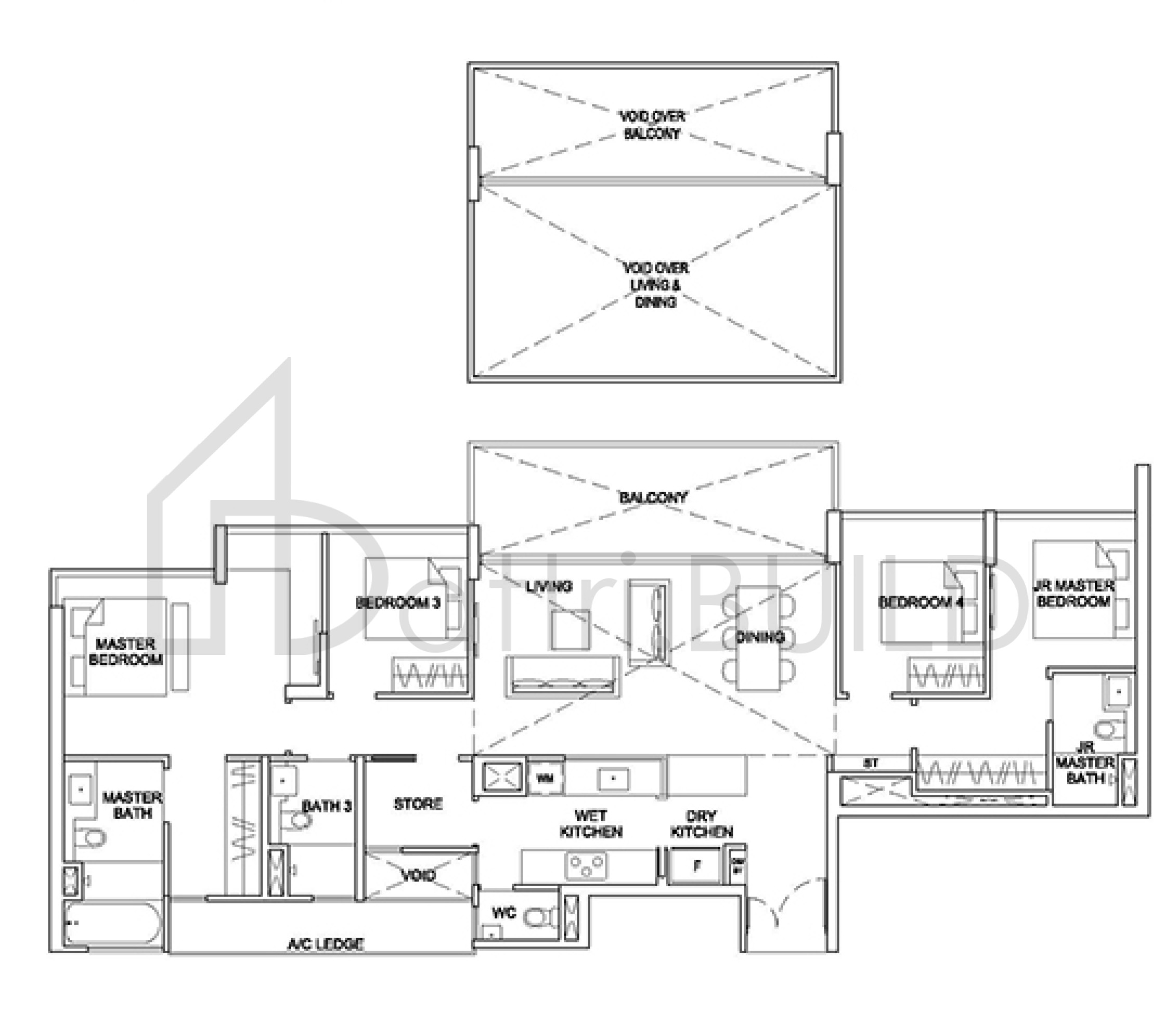 STIRLING RESIDENCES 4BR-PH1 floorplan (watermarked)