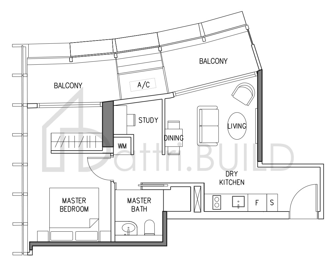 DUO RESIDENCES C1M/C1 floorplan (watermarked)