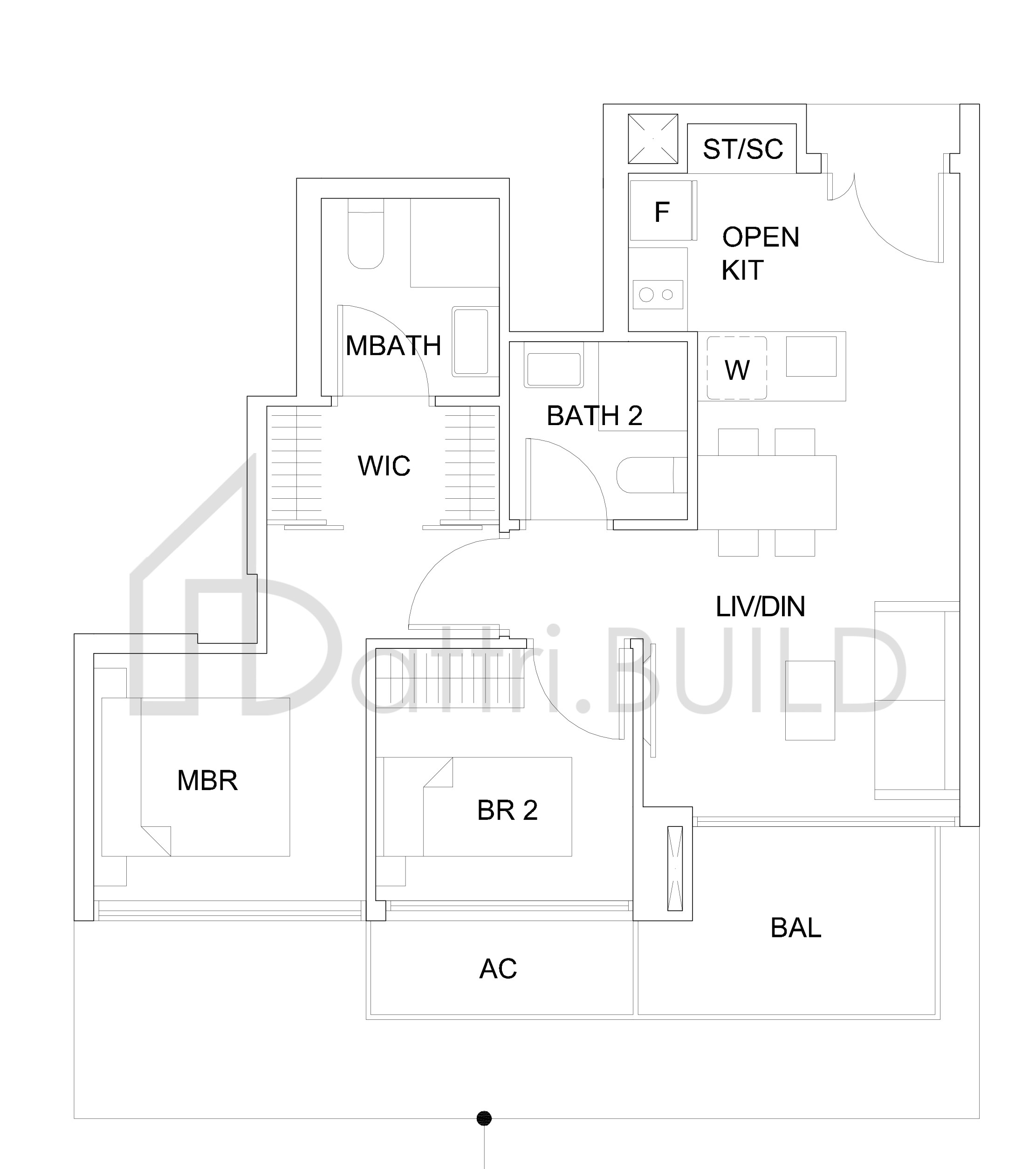SKY VUE B1b(2-br) floorplan (watermarked)