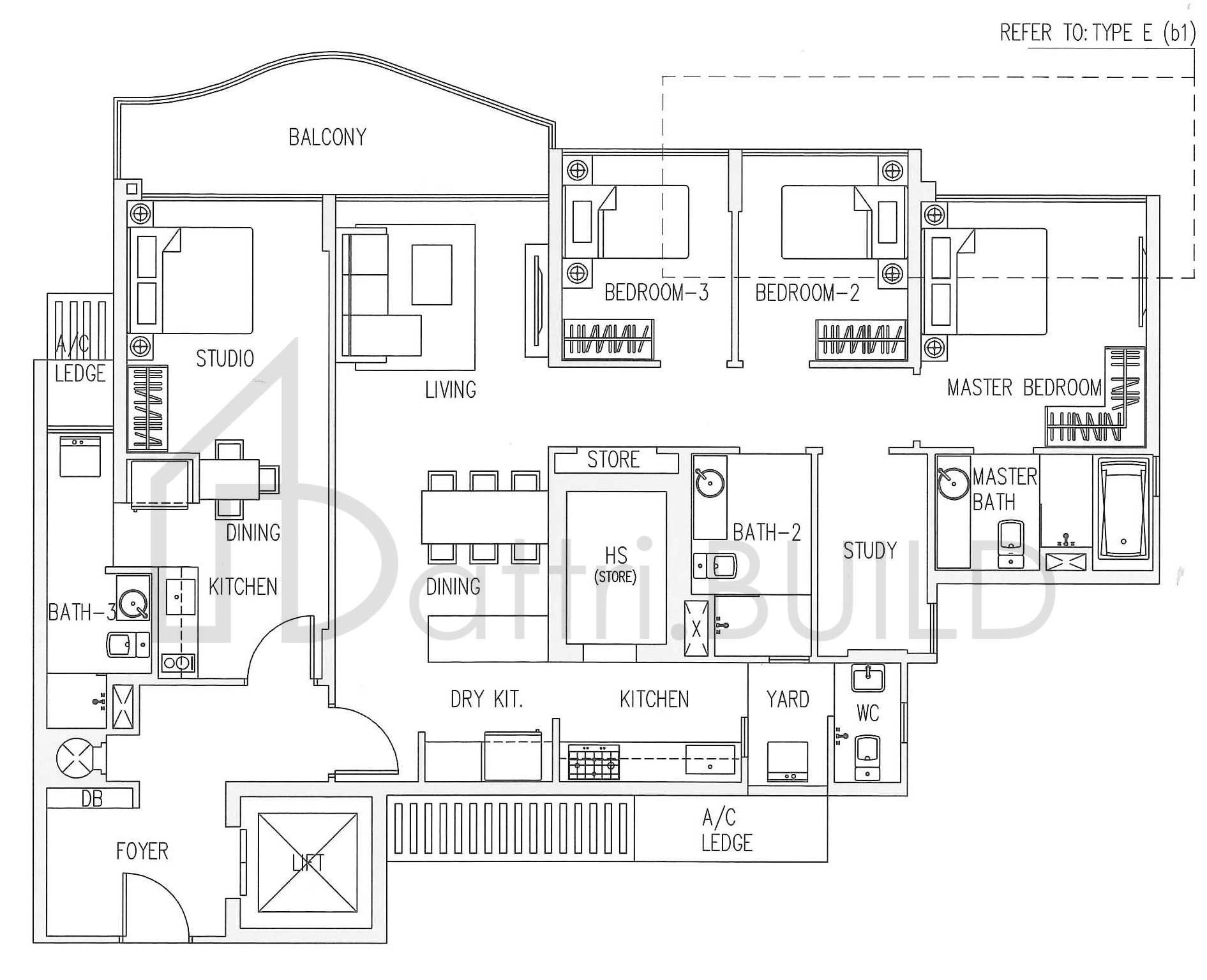 CANBERRA RESIDENCES E floorplan (watermarked)