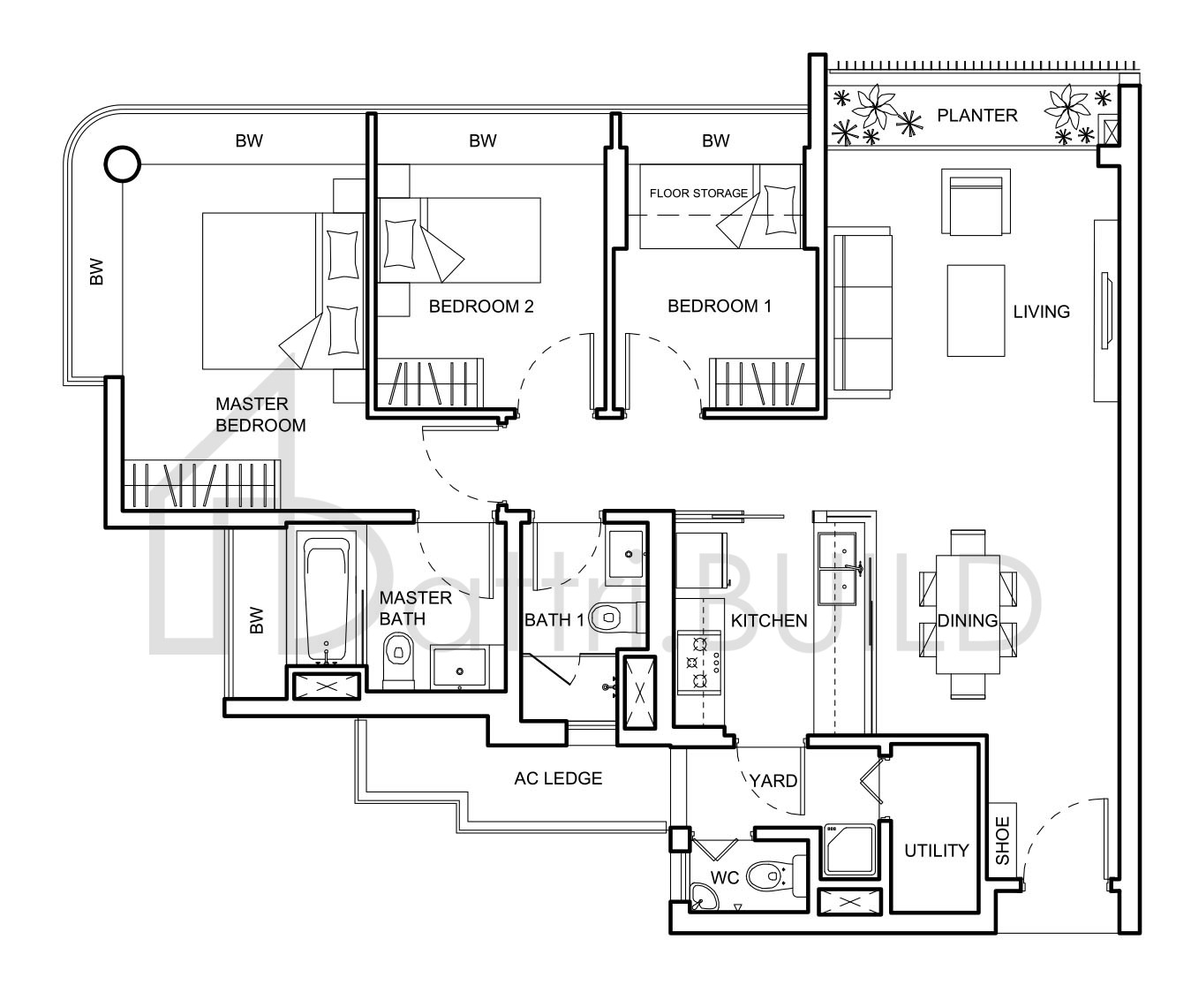 NV RESIDENCES C1c floorplan (watermarked)