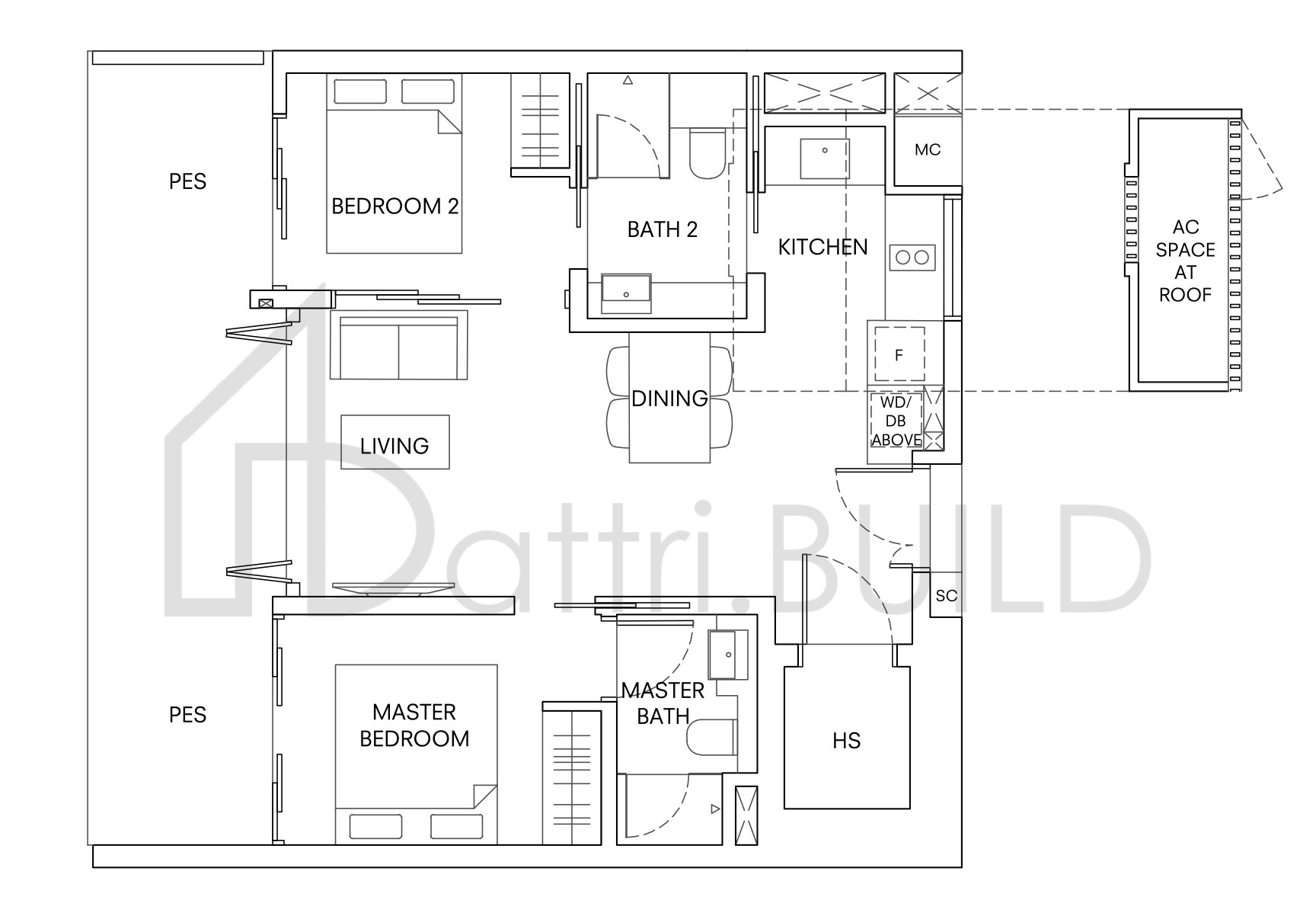 ONE HOLLAND VILLAGE RESIDENCES B5 floorplan (watermarked)