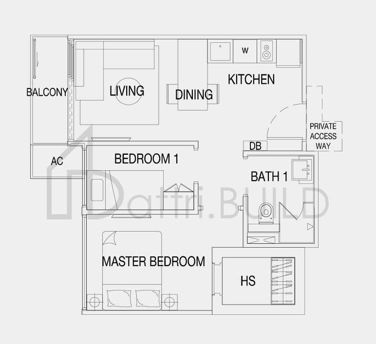 HILBRE28 Type 2 floorplan (watermarked)
