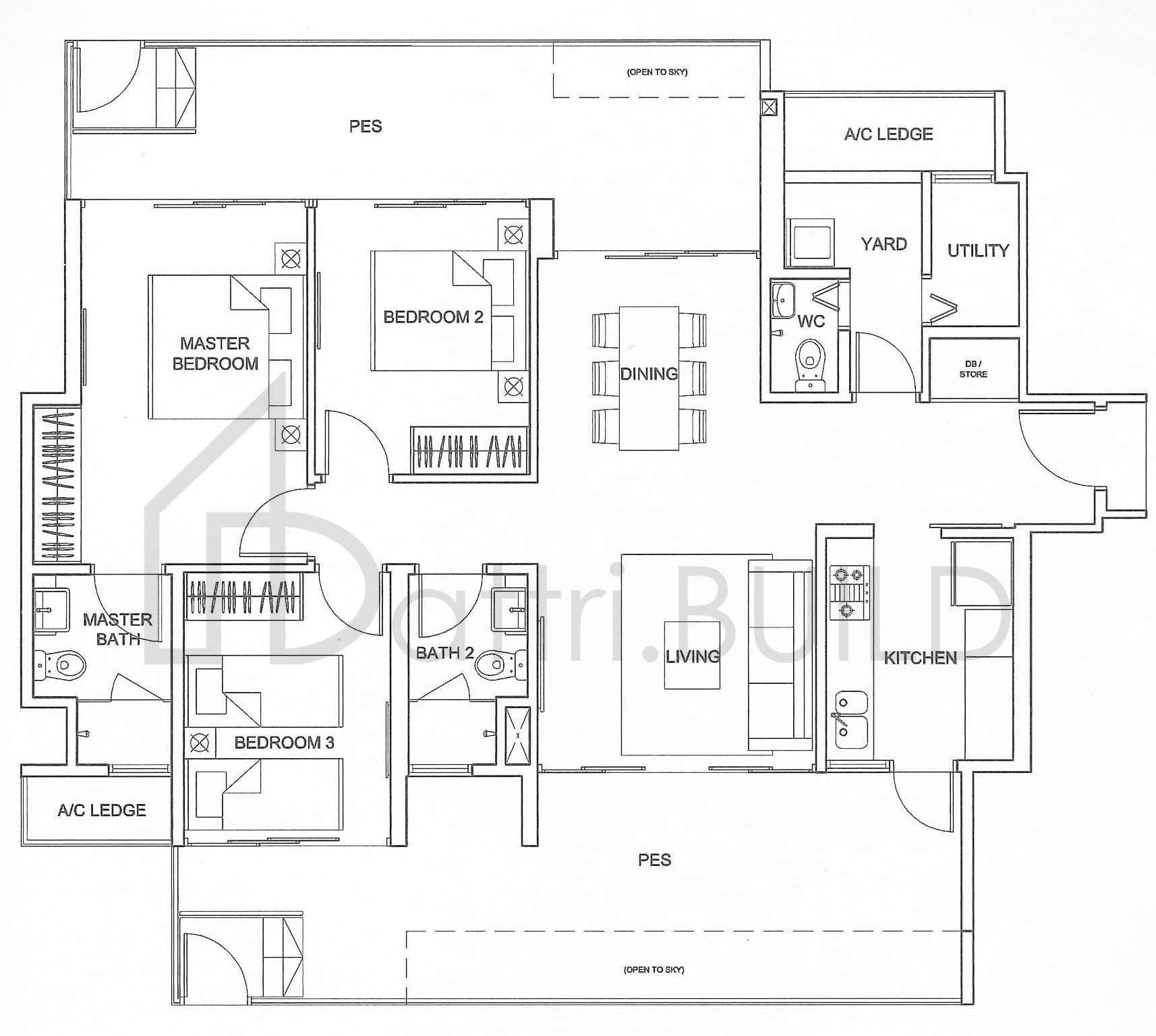 SEA ESTA C8-G floorplan (watermarked)