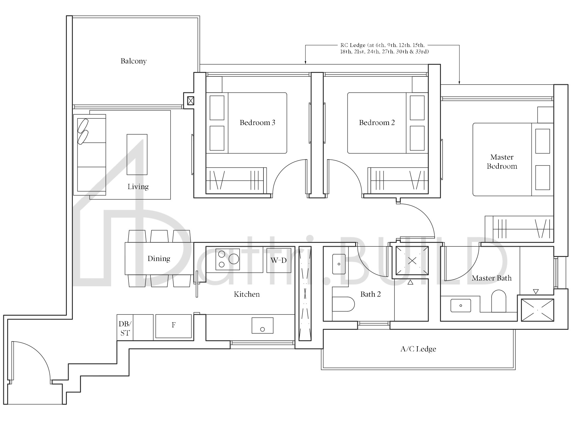 AVENUE SOUTH RESIDENCE C1 floorplan (watermarked)