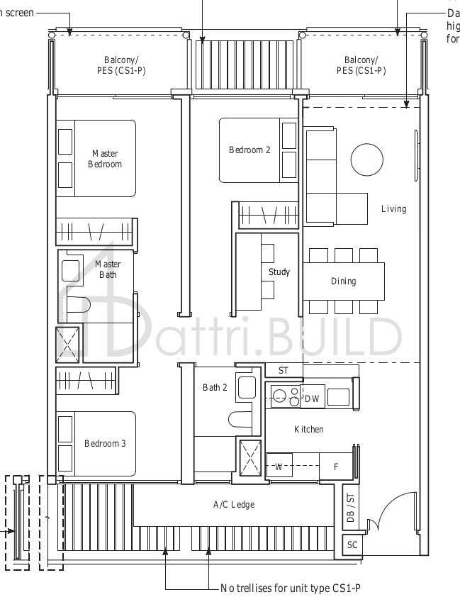THE REEF AT KING'S DOCK CS1 floorplan (watermarked)