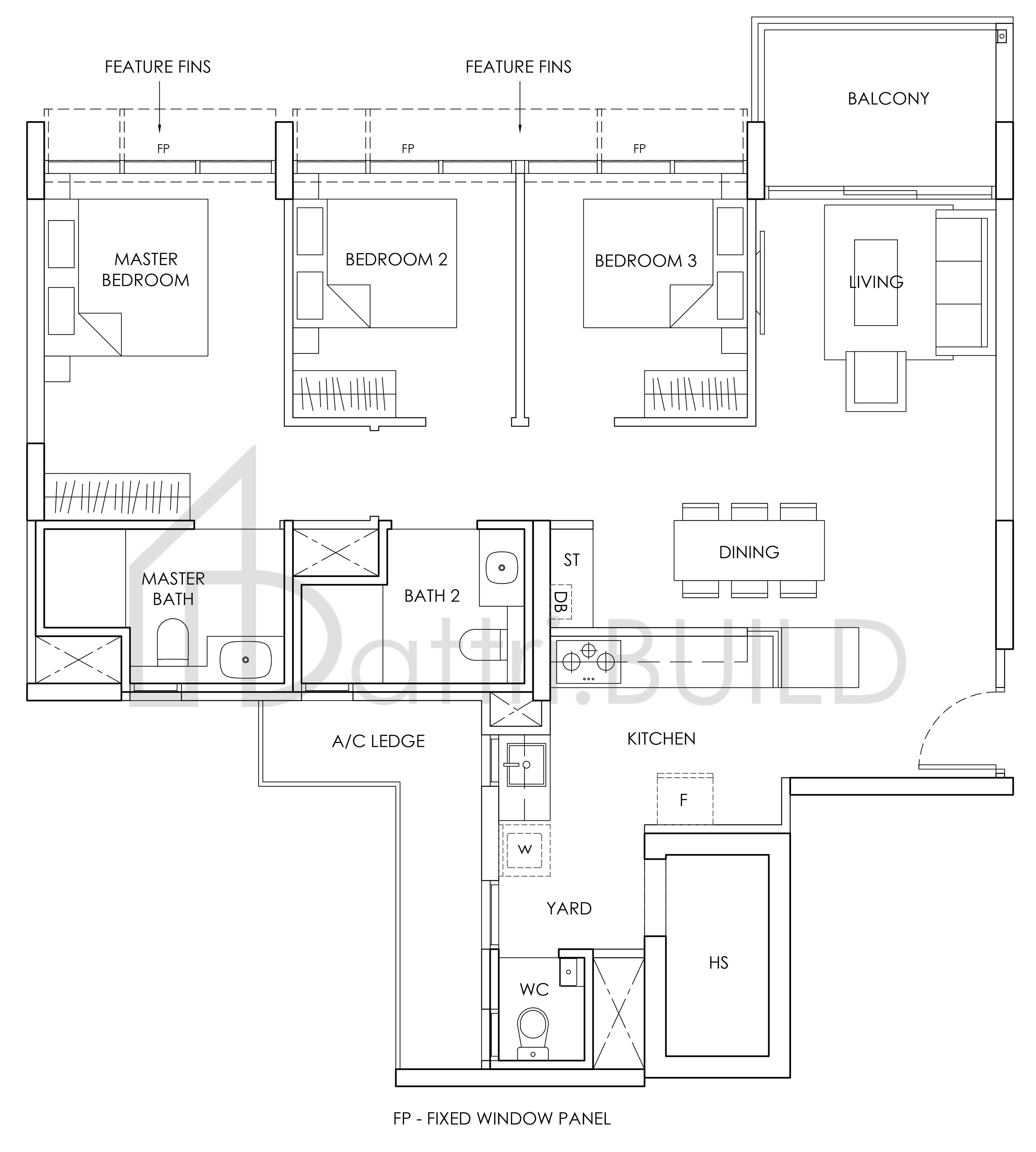 PROVENCE RESIDENCE C3 floorplan (watermarked)