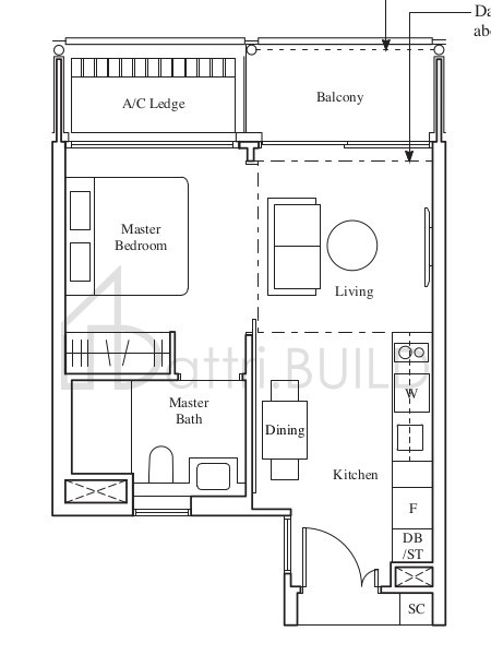 THE REEF AT KING'S DOCK A1 floorplan (watermarked)