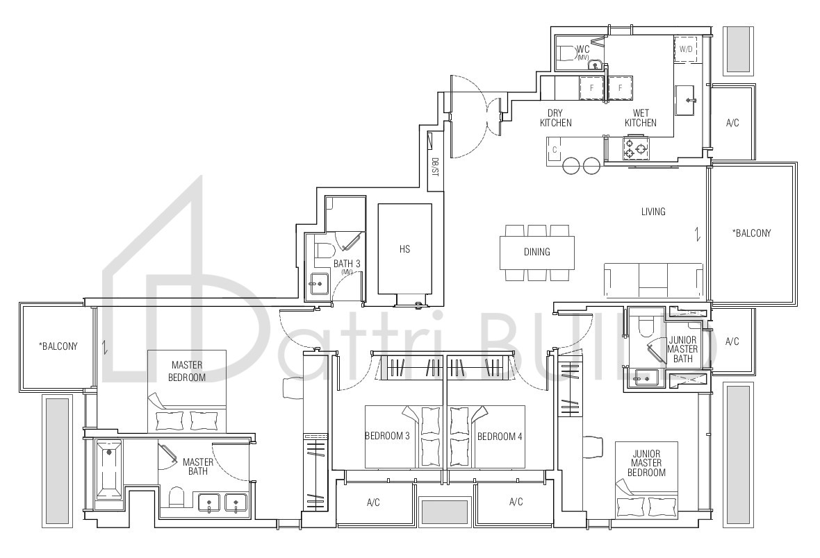 JERVOIS MANSION D2 floorplan (watermarked)