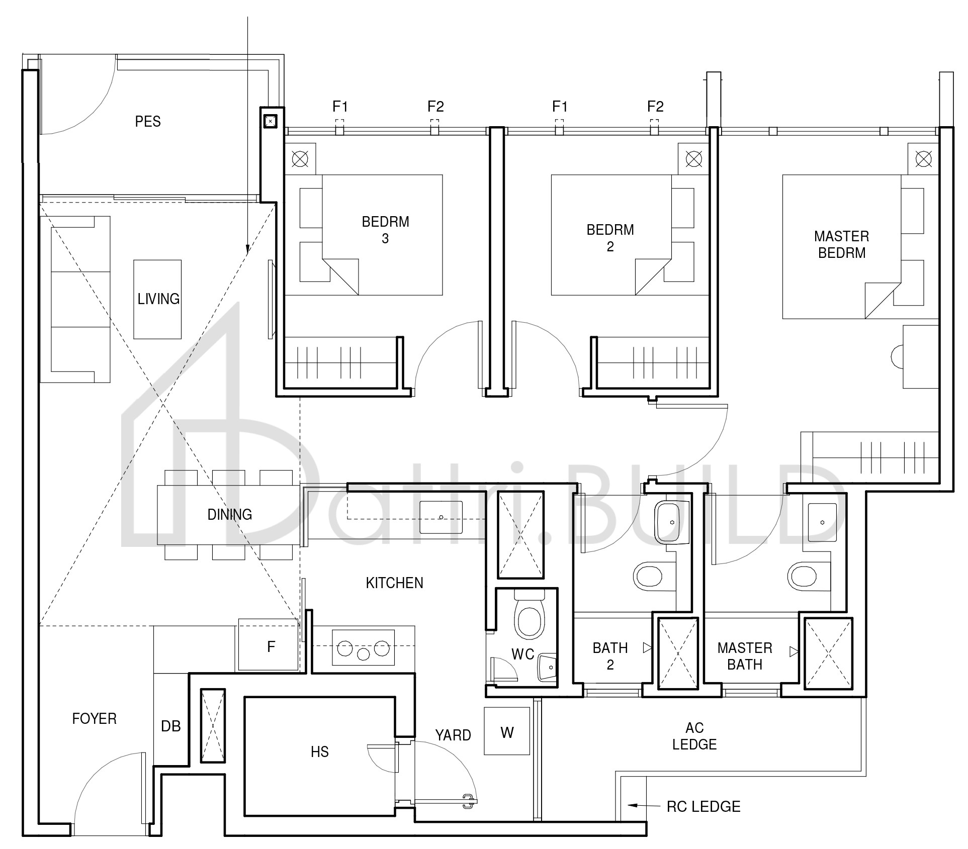 PARC CENTRAL RESIDENCES C7-G floorplan (watermarked)