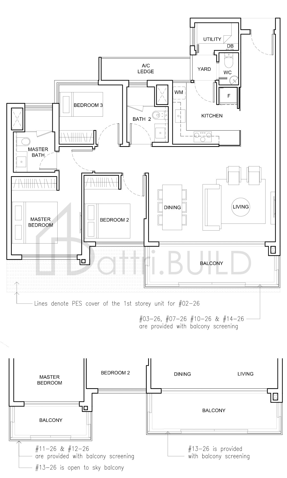 JEWEL @ BUANGKOK C6-1 floorplan (watermarked)