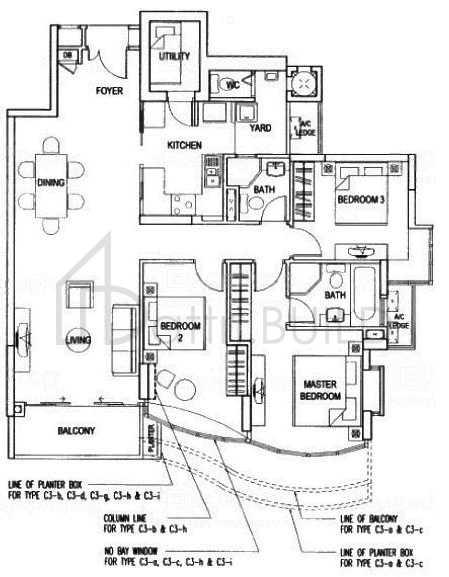 COTE D'AZUR C3-d floorplan (watermarked)