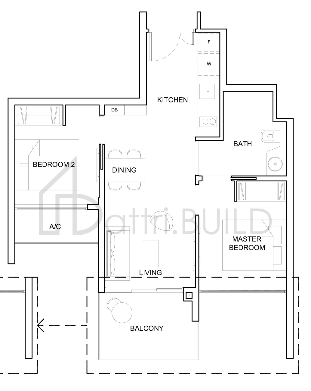 HIGH PARK RESIDENCES 2C5 floorplan (watermarked)