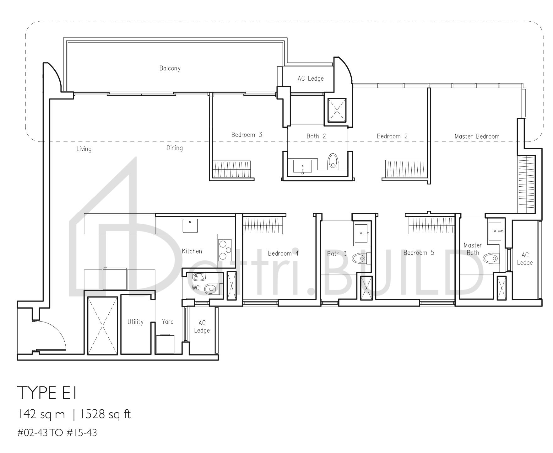 LAKEVILLE E1 floorplan (watermarked)
