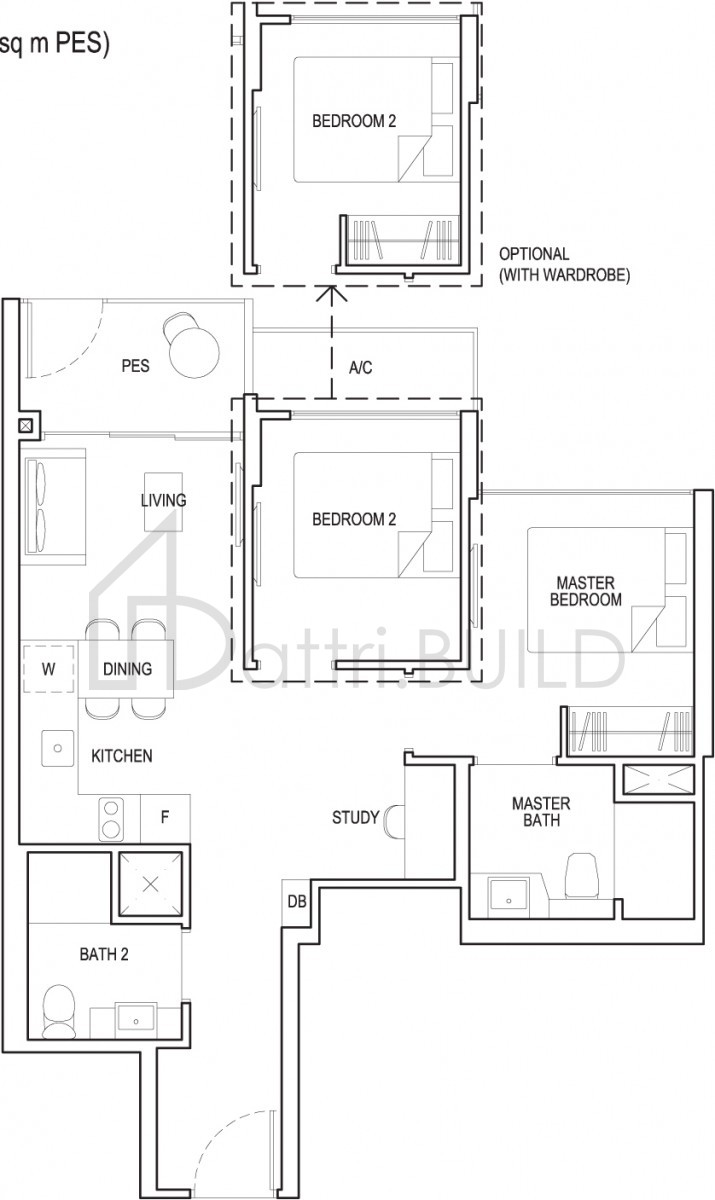 GRANDEUR PARK RESIDENCES 2s1-g floorplan (watermarked)