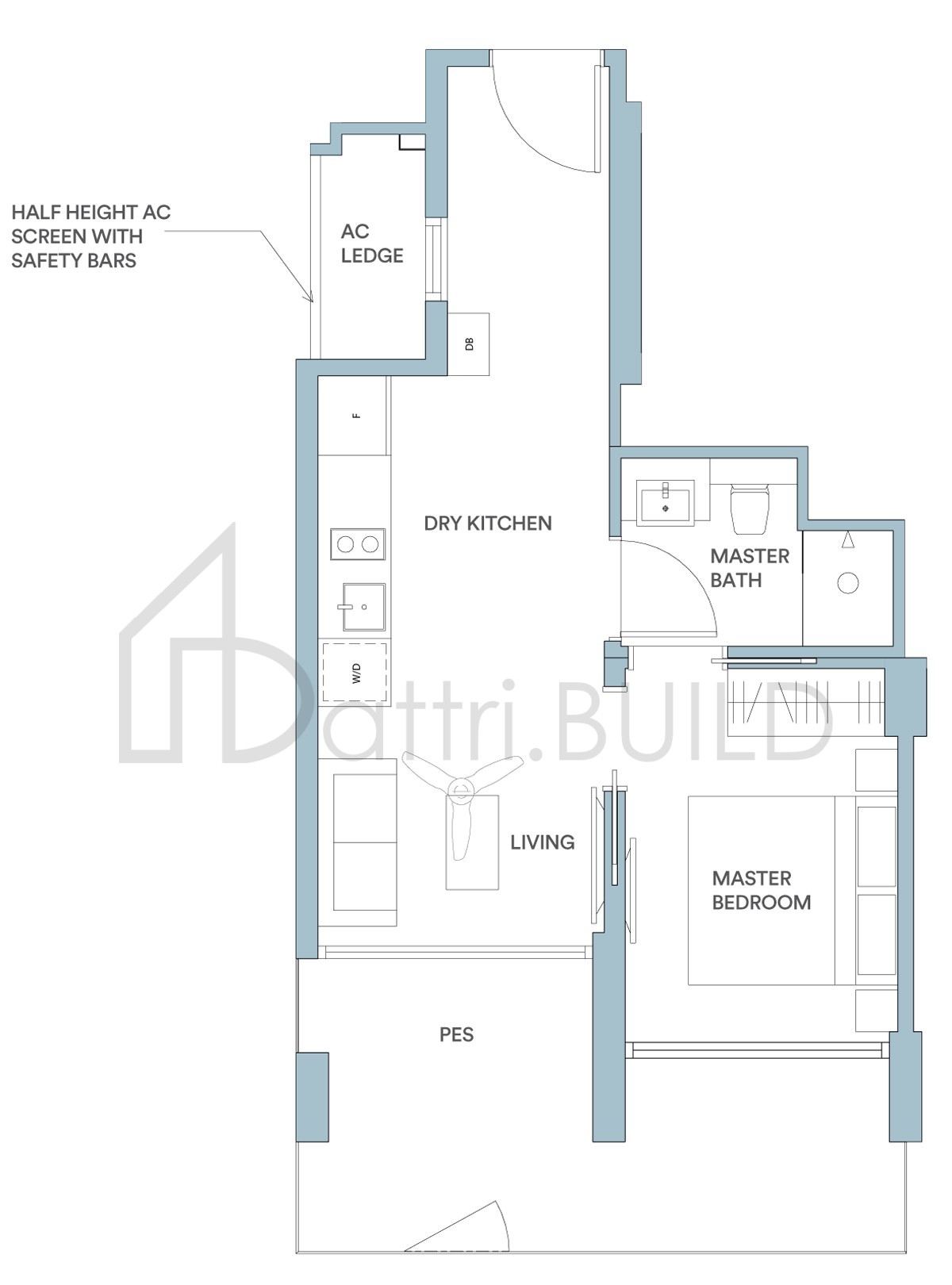 PARK PLACE RESIDENCES AT PLQ A1Pa floorplan (watermarked)