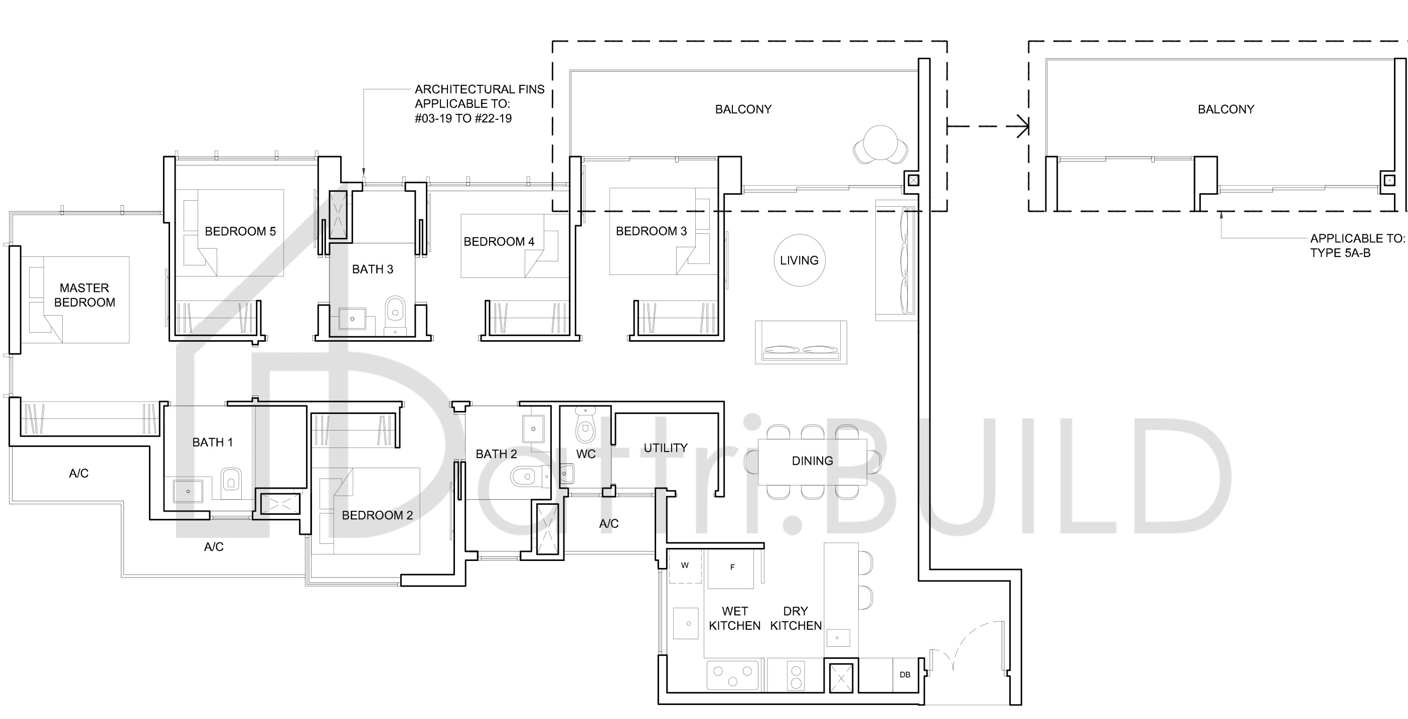 HIGH PARK RESIDENCES 5A-B floorplan (watermarked)