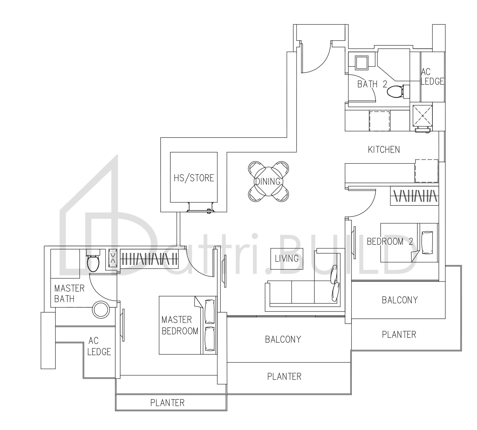 ASCENTIA SKY B2-1 floorplan (watermarked)