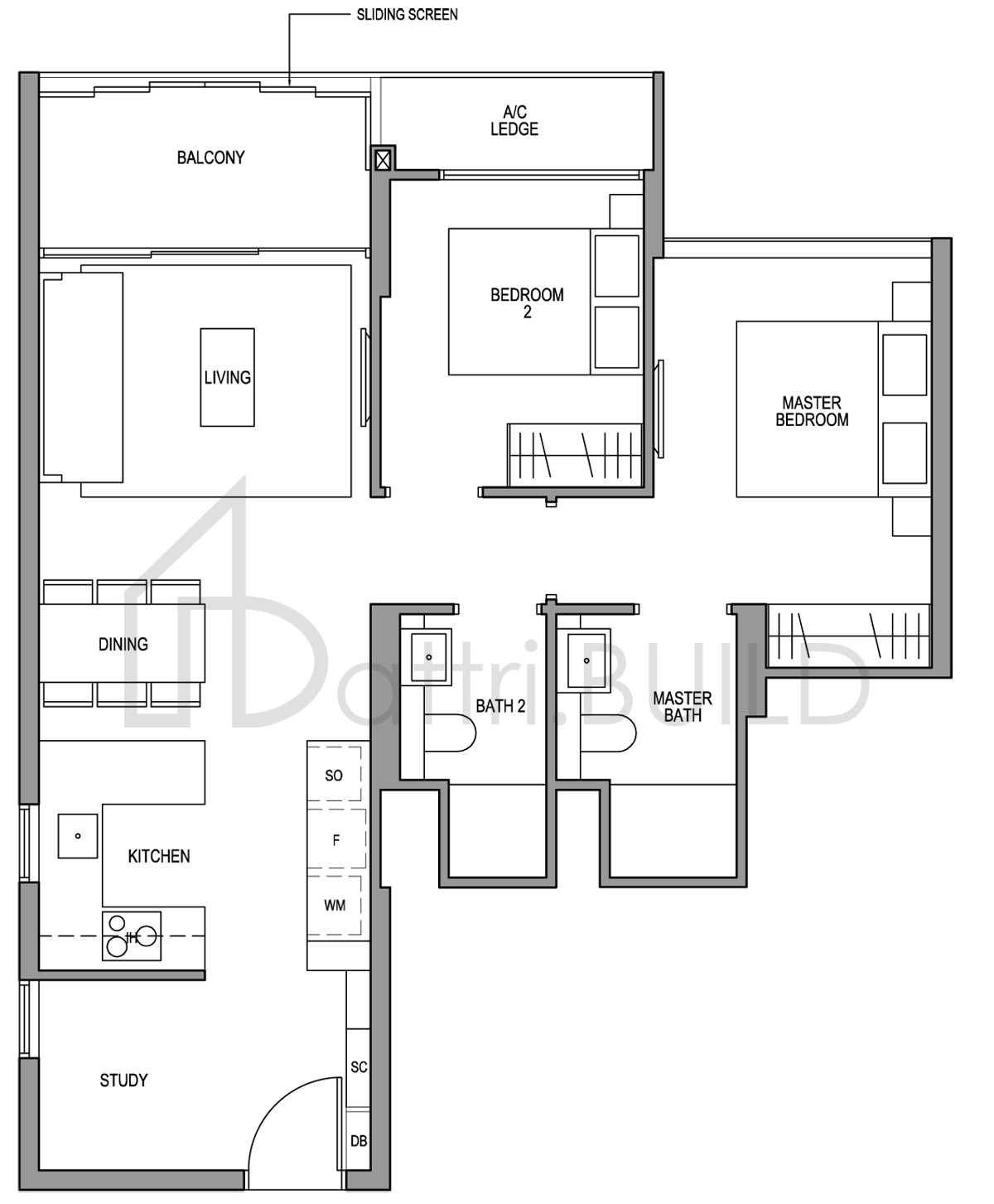 MARTIN MODERN B2S-R floorplan (watermarked)