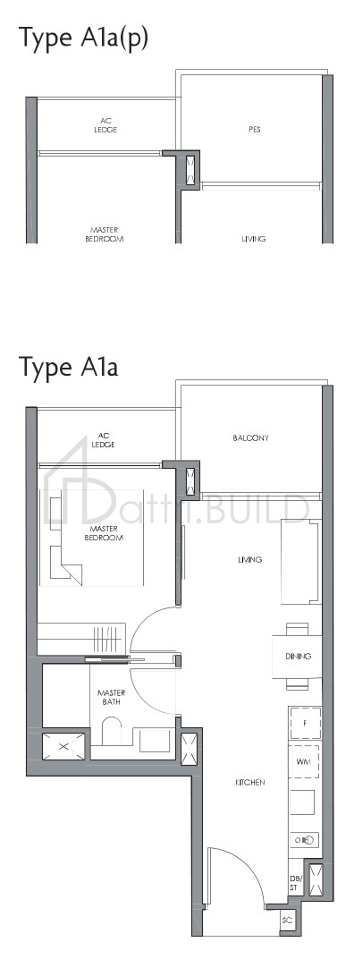 FOURTH AVENUE RESIDENCES A1a floorplan (watermarked)