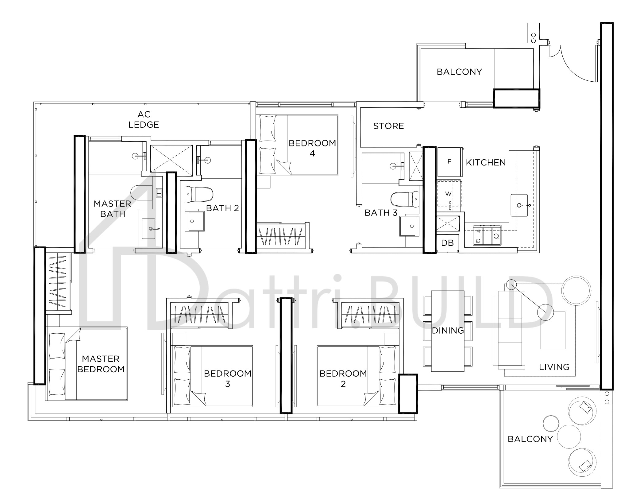 GEM RESIDENCES D1 floorplan (watermarked)