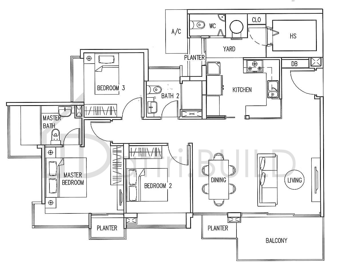 THE INFINITI B6a floorplan (watermarked)