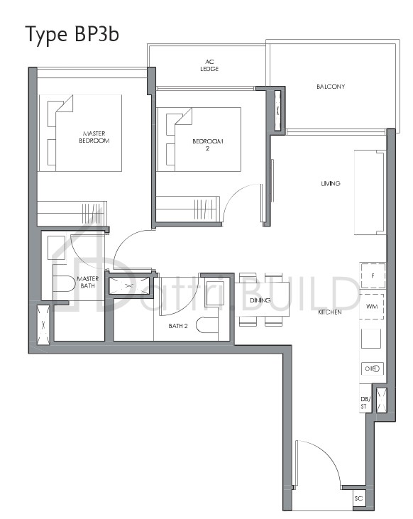 FOURTH AVENUE RESIDENCES BP3b floorplan (watermarked)