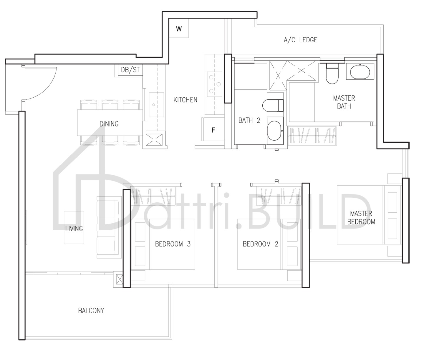 NORTHWAVE C2/C2(M) floorplan (watermarked)