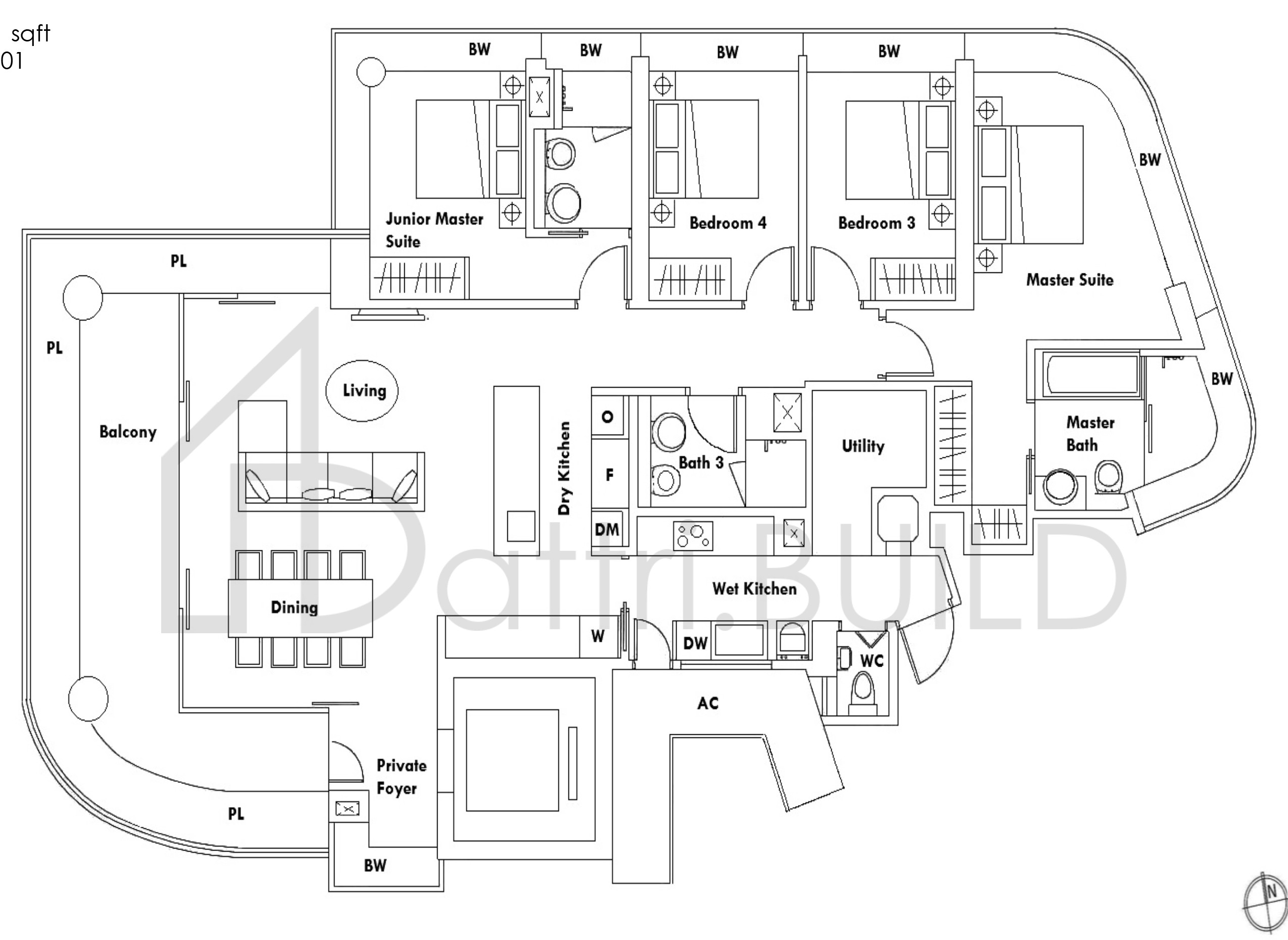SKYLINE 360 @ SAINT THOMAS WALK B floorplan (watermarked)