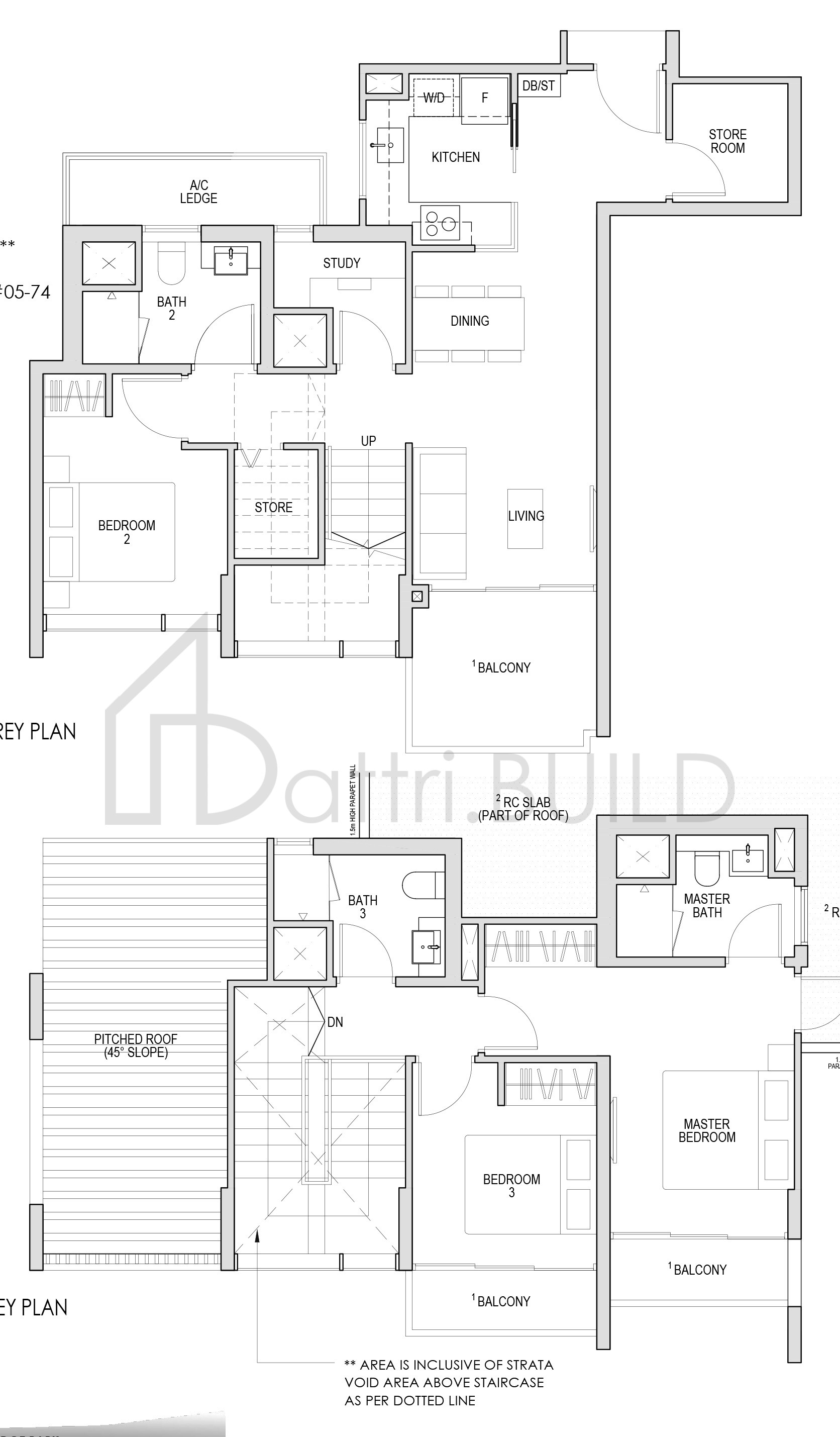 KENT RIDGE HILL RESIDENCES CSPH2 floorplan (watermarked)