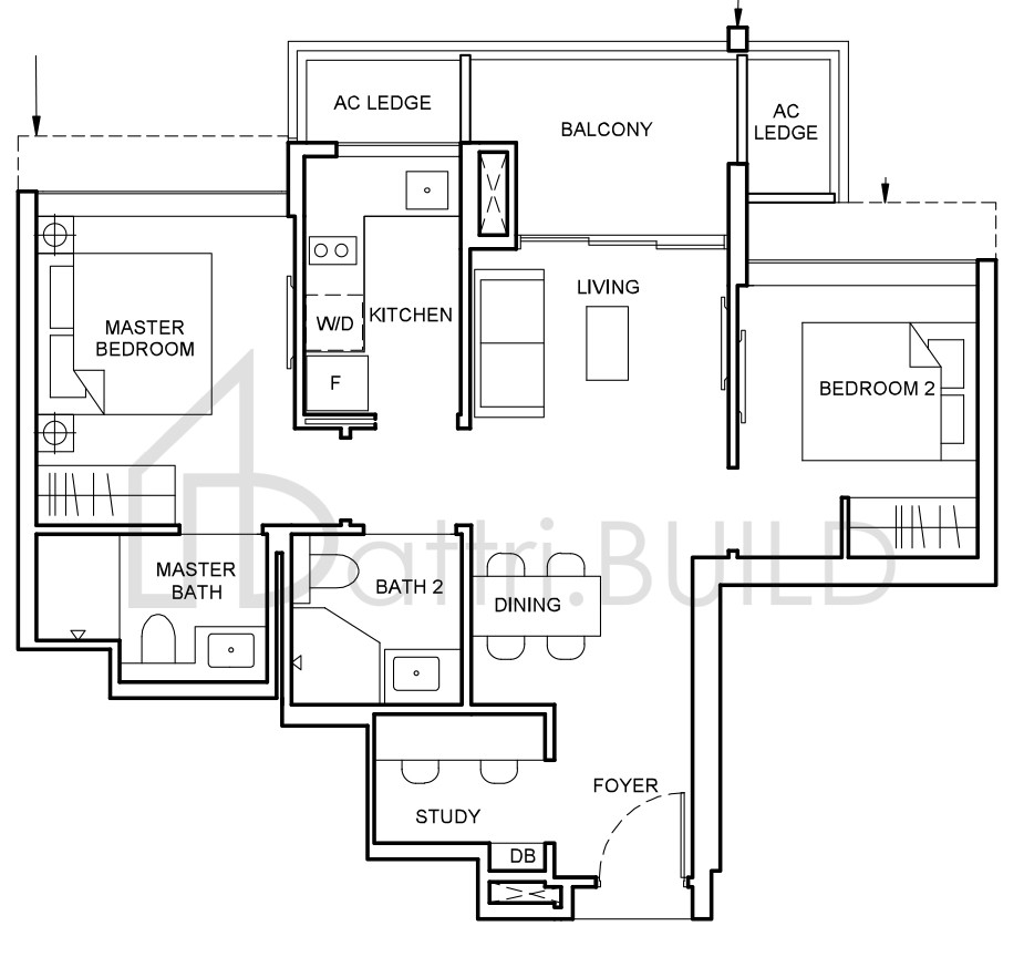 FORETT AT BUKIT TIMAH BS5a floorplan (watermarked)