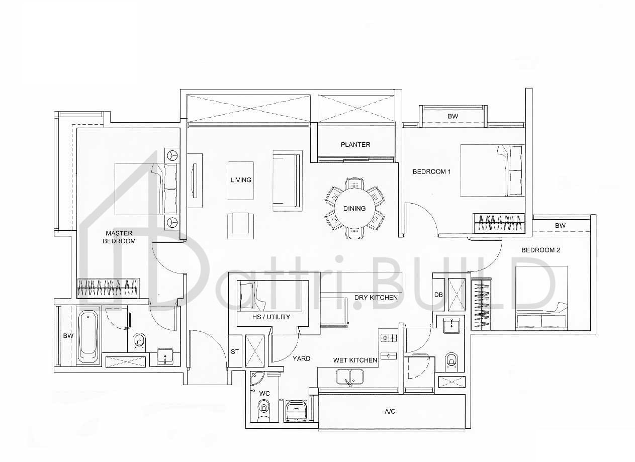 BOTANNIA B3-3 floorplan (watermarked)