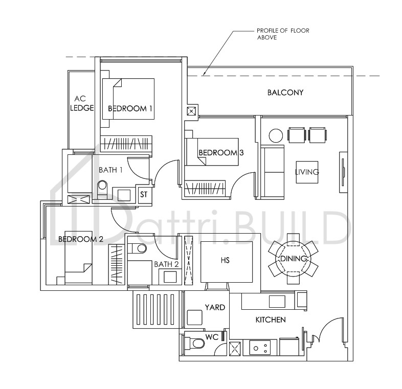 BEDOK RESIDENCES C1b (M)(T) floorplan (watermarked)