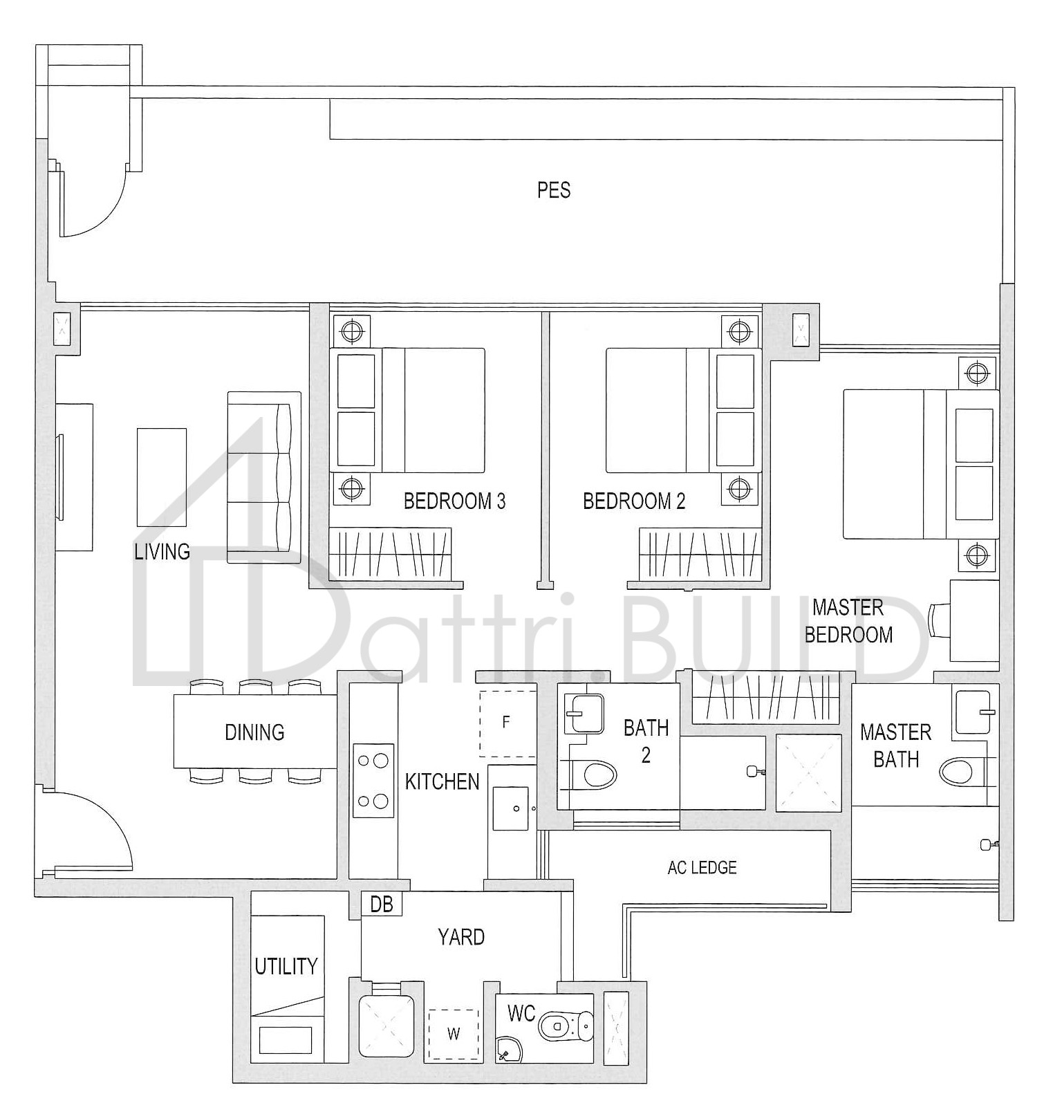 THE TOPIARY C2-G2 floorplan (watermarked)