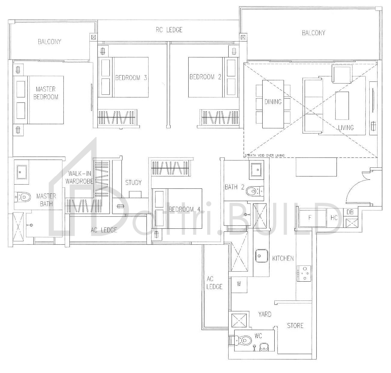 THE VISIONAIRE CS4L floorplan (watermarked)